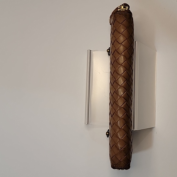 Authenic Bottega Veneta Long Zip Wallet/ Crossbody with an unbranded chain,Brown - Picture 7 of 16